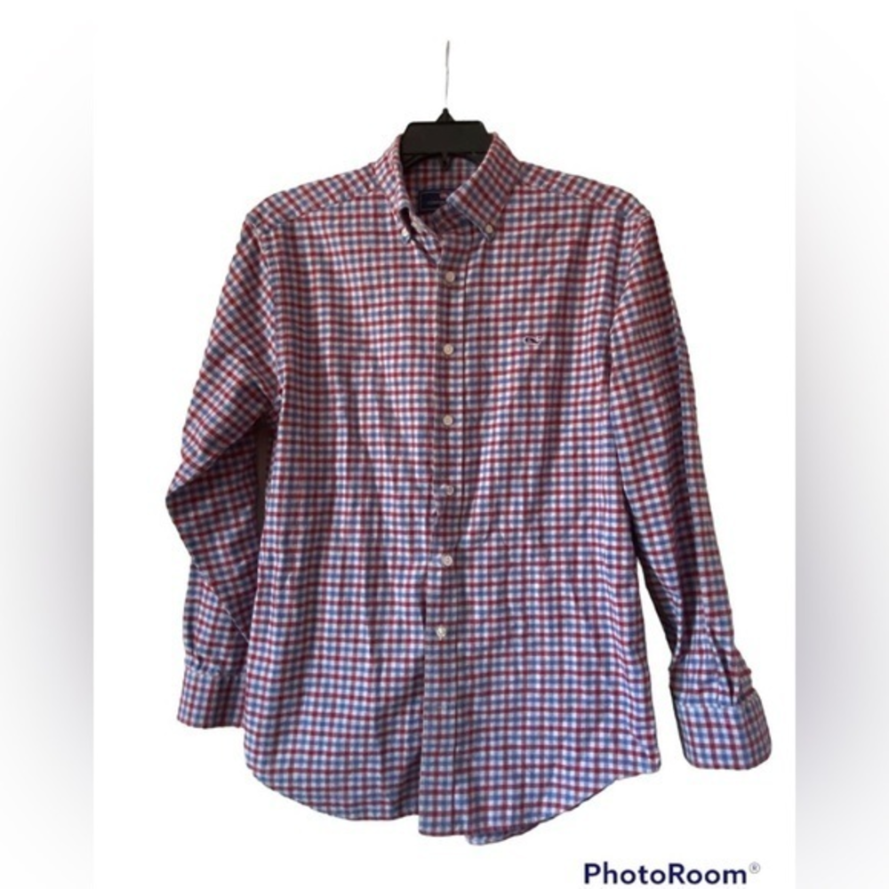 Vineyard Vines Mens Plaid Flannel Button Down Size Medium‎